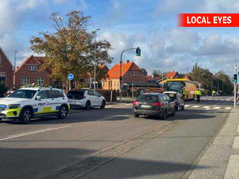 Bus I uheld i Rønne - Nyheder